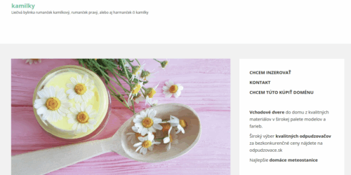 kamilky.sk